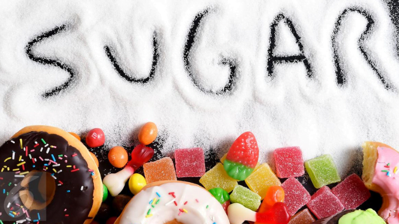 pantangan syaraf kejepit - makanan tinggi gula