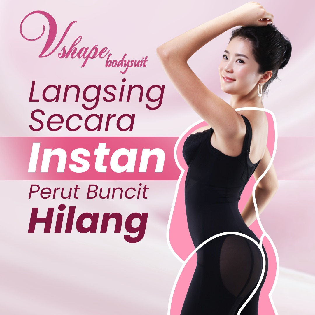 V-Shape Bodysuit - Lingerie Pelangsing Tubuh Tanpa Diet